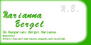 marianna bergel business card
